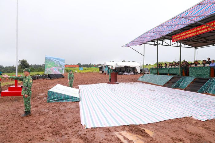 Giới thiệu địa hình và tổ chức sử dụng lực lượng khu vực thực binh chống tranh chấp, xung đột dân sự trên biên giới