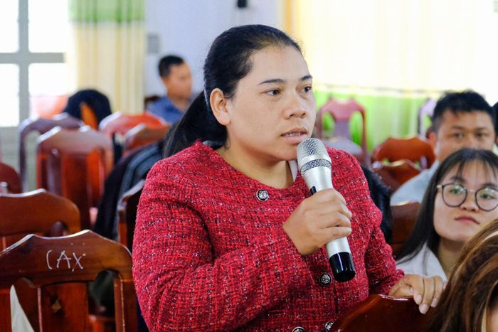 Cử tri K' Nguyệt, xã Đam Rông kiến nghị các vấn đề trên địa bàn