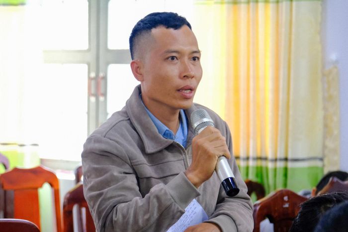 Cử tri Hoàng Văn Dũng, xã Đam Rông 1 kiến nghị các vấn đề trên địa bàn