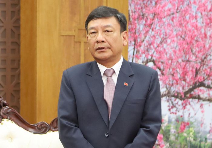 Phó Bí thư Tỉnh ủy Bùi Thắng ghi nhận sự đóng góp của Giáo hội Phật giáo Việt Nam tỉnh Lâm Đồng trong các phong trào, hoạt động tại địa phương