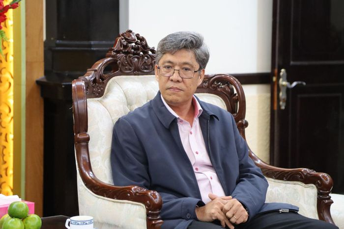 Đồng chí Nguyễn Minh, Tỉnh ủy viên, Phó Chủ tịch UBND tỉnh Lâm Đồng mong muốn các tăng ni, phật tử tiếp tục tích cực đóng góp vào sự phát triển chung của tỉnh