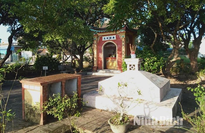 Khu lăng mộ Trạng nguyên Đào Sư Tích tại xã Cổ Lễ. Ảnh: Viết Dư