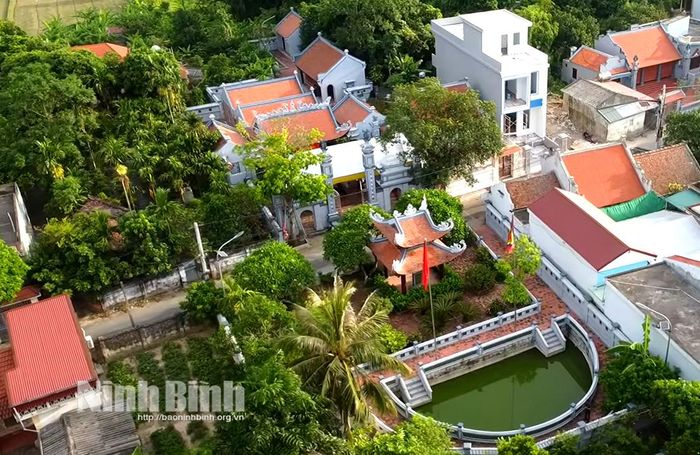 Đền thờ Trạng nguyên Lương Thế Vinh, phường Trường Thi. Ảnh: Viết Dư