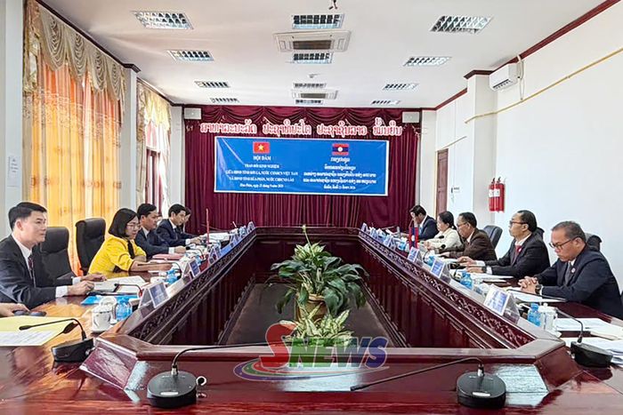 Toàn cảnh cuộc Hội đàm trao đổi kinh nghiệm.