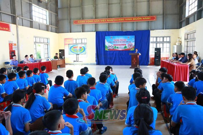 Chương trình tuyên truyền về phòng, chống ma túy học đường tại Trường THCS Mường Chanh.
