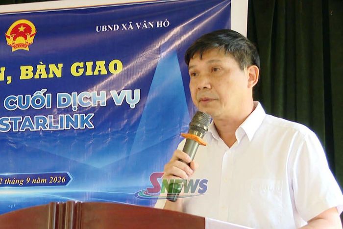 Lãnh đạo Sở Khoa học và Công nghệ phát biểu tại cuộc bàn giao.