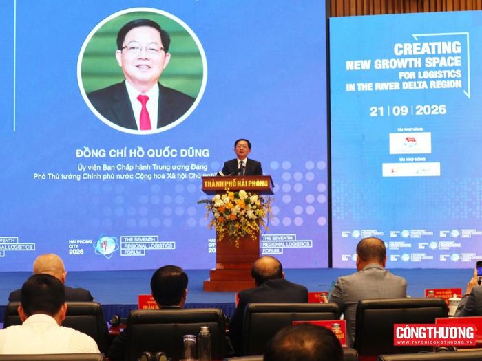Phó Thủ tướng Chính phủ Hồ Quốc Dũng nêu 5 nhiệm vụ trọng tâm nhằm mở rộng không gian phát triển logistics Việt Nam, đặc biệt tại vùng đồng bằng sông Hồng.