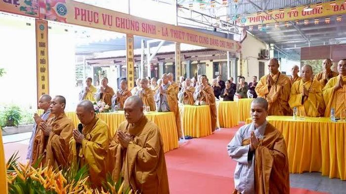 54 hành giả hạ trường chùa Mậu Chử trang nghiêm lễ tạ pháp