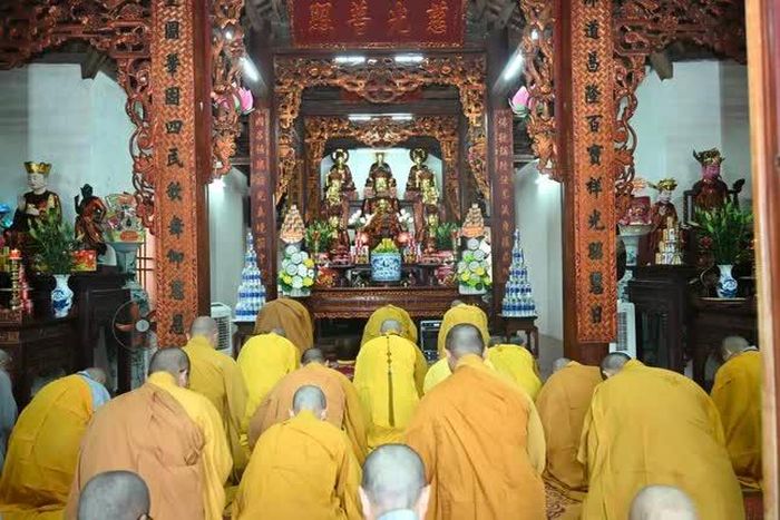 Lễ Tạ pháp khép lại mùa An cư Kết hạ tại trường hạ chùa Bút Thượng