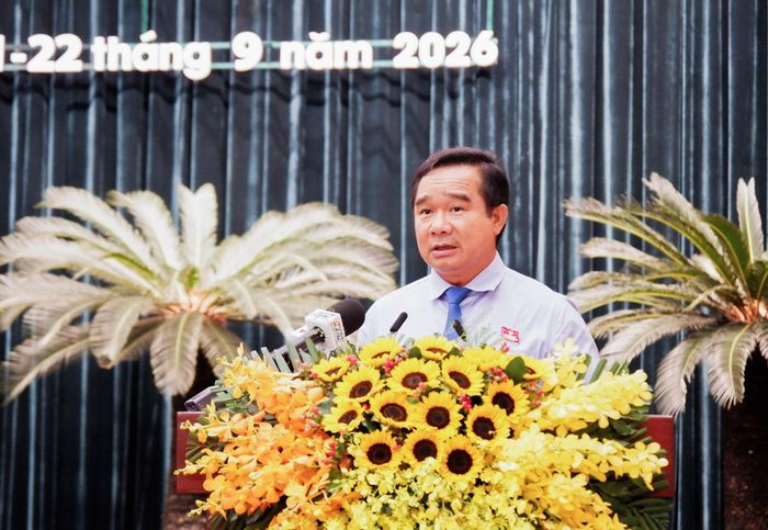 Phó Bí thư Thành ủy, Chủ tịch UBND Thành phố Hồ Chí Minh Nguyễn Văn Được phát biểu tại kỳ họp. Ảnh: Hoa Lê