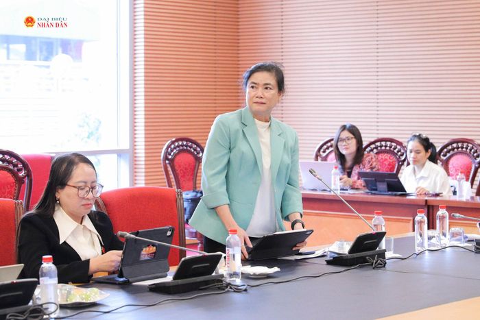 ĐBQH Đỗ Thị Thu Thảo (Đồng Tháp) phát biểu