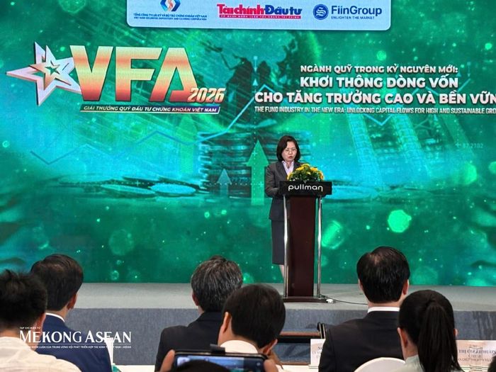 Bà Vũ Thị Chân Phương, Chủ tịch UBCKNN Việt Nam. Ảnh: Thu Trang/Mekong ASEAN