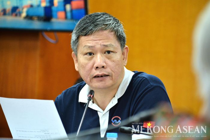 Ông Nguyễn Duy Minh, Phó Chủ tịch Hiệp hội Doanh nghiệp Dịch vụ Logistics Việt Nam (VLA). Ảnh: Lê Hồng Nhung - Mekong ASEAN