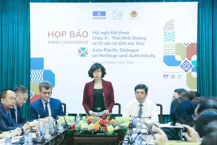 Ban tổ chức trao đổi với báo chí về việc tổ chức Hội nghị Đối thoại châu Á - Thái Bình Dương về Di sản và Tính xác thực.