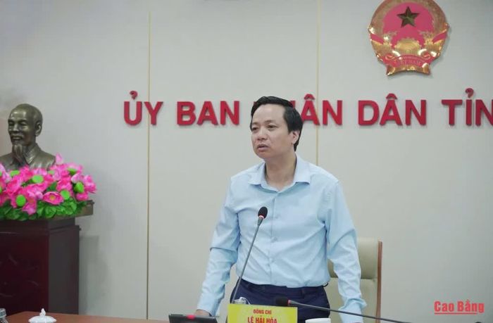 Chủ tịch UBND tỉnh Lê Hải Hòa phát biểu kết luận.