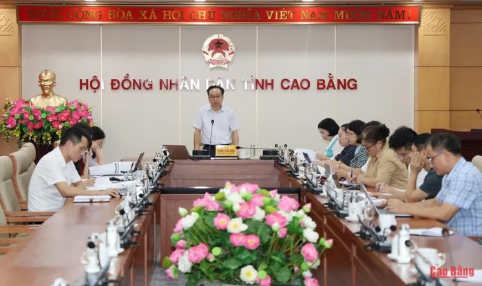 Trưởng Ban Kinh tế - Ngân sách, HĐND tỉnh Dương Hùng Dũng phát biểu kết luận buổi làm việc.
