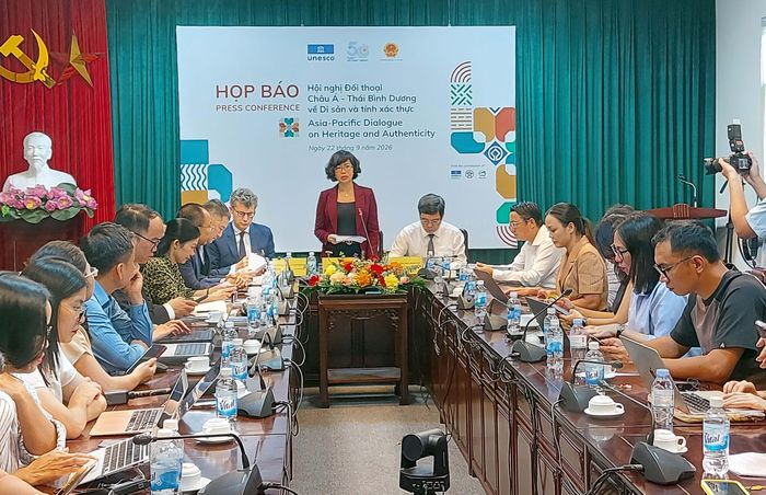 Quang cảnh Họp báo. Ảnh: T.THIỆN
