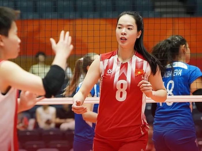 Tuyển Việt Nam duy trì thế chủ động, khép lại trận đấu với tỷ số 25-19. Ảnh: Bóng chuyền Việt Nam