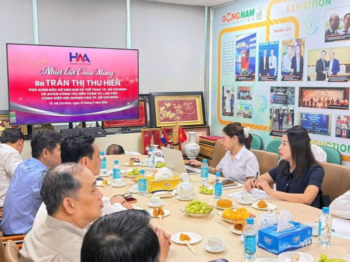 Lãnh đạo Sở Văn hóa và Thể thao TP.HCM làm việc với Hiệp hội Quảng cáo TP.HCM