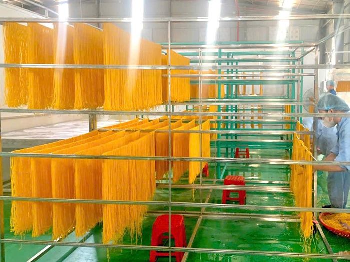 Khu vực sản xuất, chế biến sản phẩm của Công ty TNHH Tập đoàn phát triển thịnh vượng toàn cầu.