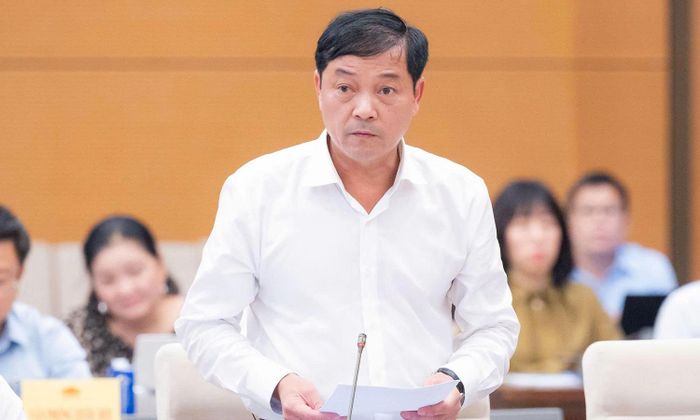 Thứ trưởng Bộ Nông nghiệp và Môi trường Lê Trọng Yên. (Ảnh: Quốc hội Media)