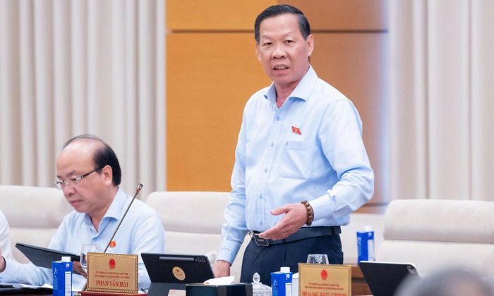 Chủ nhiệm Ủy ban Kinh tế và Tài chính Phan Văn Mãi. (Ảnh: Media Quốc hội)