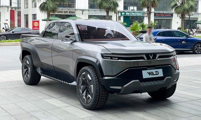 Mẫu bán tải VinFast VF Wild trang bị công nghệ EREV.