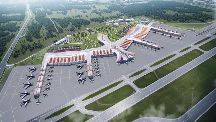 Phối cảnh Nhà ga T2 - Cảng Hàng không quốc tế Phú Quốc.