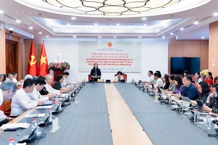 Quang cảnh Phiên họp. Ảnh: Media Quốc hội