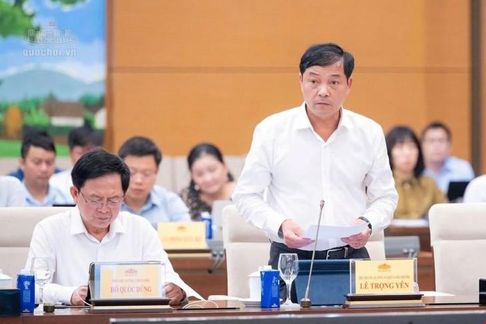 Thứ trưởng Bộ NN&MT Lê Trọng Yên. Ảnh: Media Quốc hội