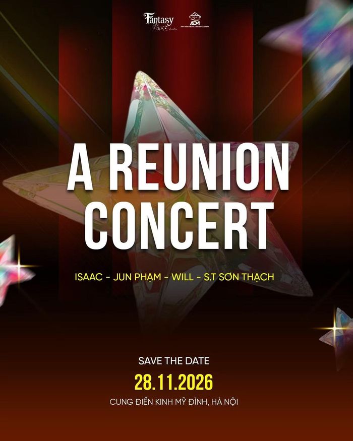 Khán giả mong đợi vào concert tái hợp của 4 học trò Ngô Thanh Vân sau một thập kỷ.