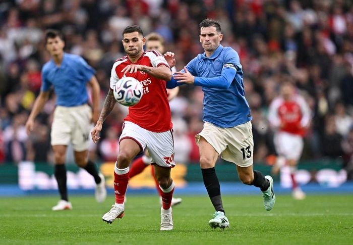  Groß ghi một bàn và kiến tạo một lần trong chiến thắng 3-0 của Brighton trước Arsenal. 