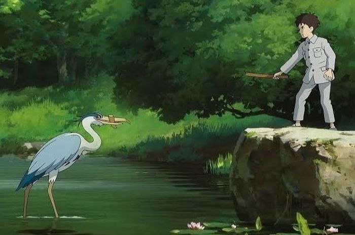 Hình ảnh trong Thiếu niên và chim hạc.