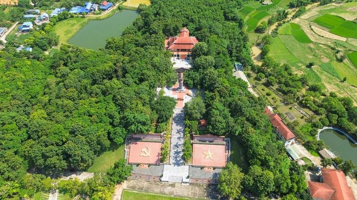 Khu di tích lịch sử Nha Công an Trung ương tại thôn Đồng Đon, xã Minh Thanh, tỉnh Tuyên Quang. Ảnh: Chẩu Diệm