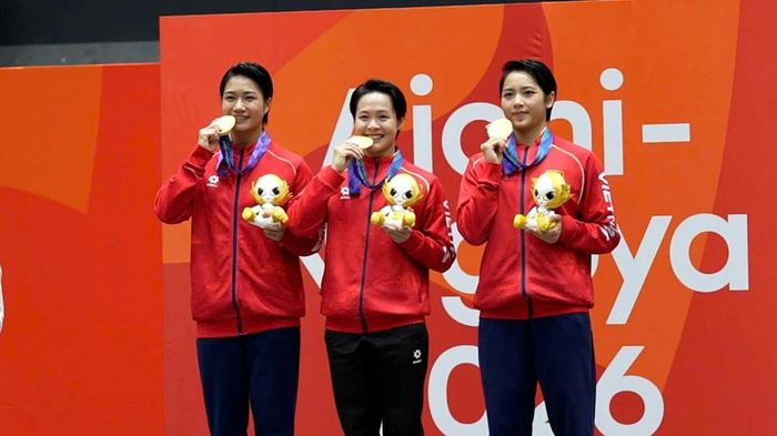 Màn biểu diễn thuyết phục của các võ sĩ Việt Nam đã thuyết phục được các trọng tài với số điểm cao vượt trội. Ảnh: BTC