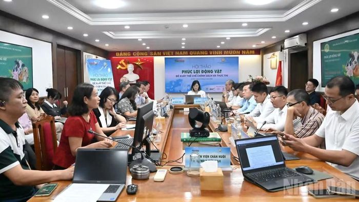 Hội thảo “Phúc lợi động vật - Đề xuất thể chế, chính sách và thực thi”, ngày 23/9.