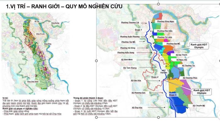 Dự án cải tạo sẽ khớp nối đồng bộ với các công trình đầu mối để khai thông dòng chảy và chống ngập cho Thủ đô. (Ảnh: MAI HUYÊN)