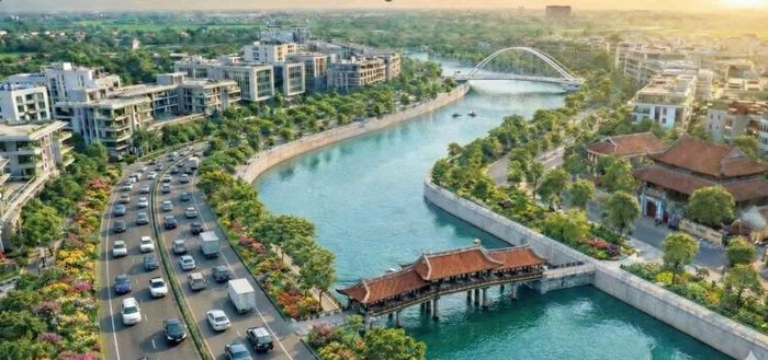Kỳ vọng về một diện mạo mới xanh-sạch-hiện đại của sông Nhuệ, trở thành không gian sinh thái và động lực phát triển mới cho người dân Hà Nội. (Ảnh: MAI HUYÊN)