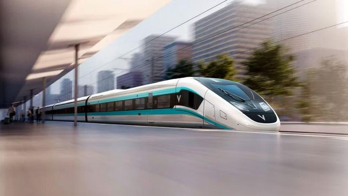 Hình ảnh minh họa thiết kế tàu tốc độ cao của VinSpeed. (Ảnh: Siemens)