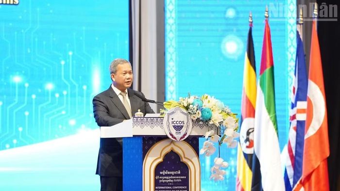 Thủ tướng Campuchia Hun Manet. (Ảnh: HUY VŨ)