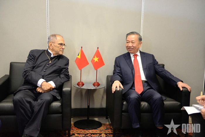 Tổng Bí thư, Chủ tịch nước Tô Lâm gặp Tổng thống Timor Leste José Ramos-Horta.