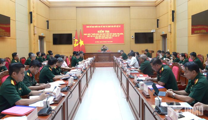 Quang cảnh buổi kiểm tra.