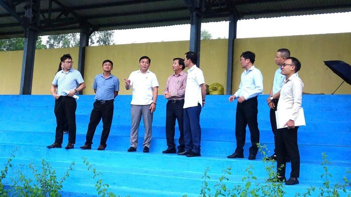Sở Văn hóa – Thể thao và Du lịch TP Đà Nẵng khảo sát tại Sân vận động Thăng Bình.