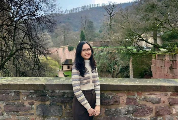 Nguyễn Thanh Bình tại châu Âu trong kỳ trao đổi sinh viên tại ĐH Mannheim, Đức.