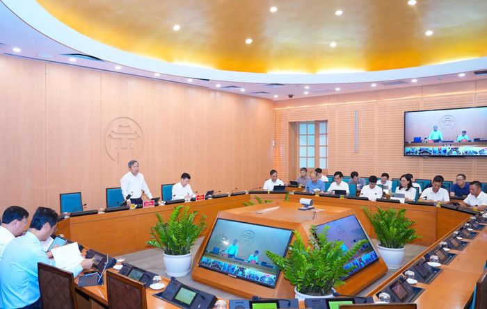 Toàn cảnh cuộc họp. Ảnh: PHẠM LINH