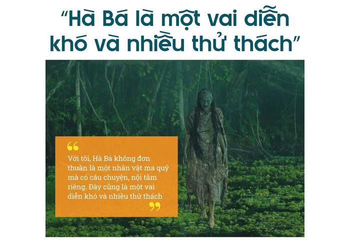 - Trong Út Lan 2, anh vào vai Hà Bá với tạo hình khá đặc biệt. Cơ duyên nào đưa anh đến với vai diễn này và phản ứng đầu tiên của anh khi biết mình sẽ trở thành Hà Bá là gì?