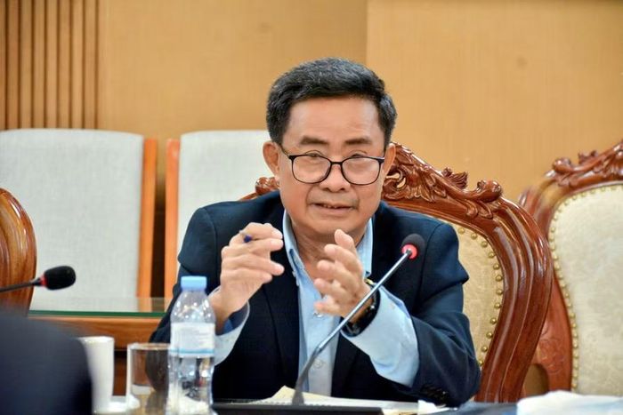 Ngài Chey Sarin, Phó Quốc vụ khanh Bộ Giáo dục, Thanh niên và Thể thao Campuchia.