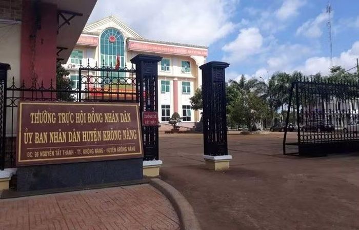 Trụ sở UBND huyện Krông Năng cũ.