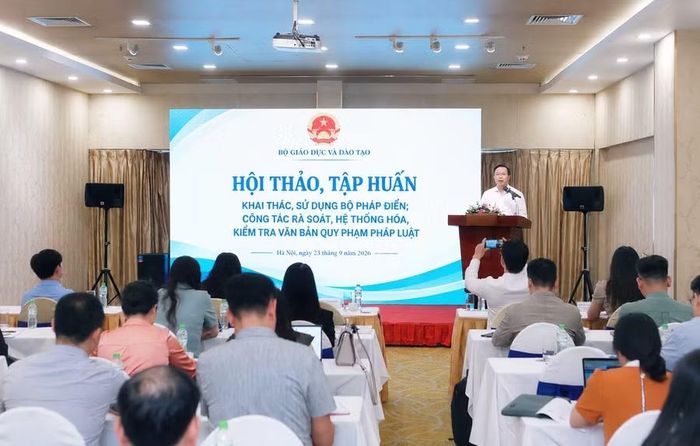Thứ trưởng Đoàn Trung Kiên đề nghị các đại biểu tập trung thảo luận, trao đổi những vấn đề liên quan đến công tác pháp chế.