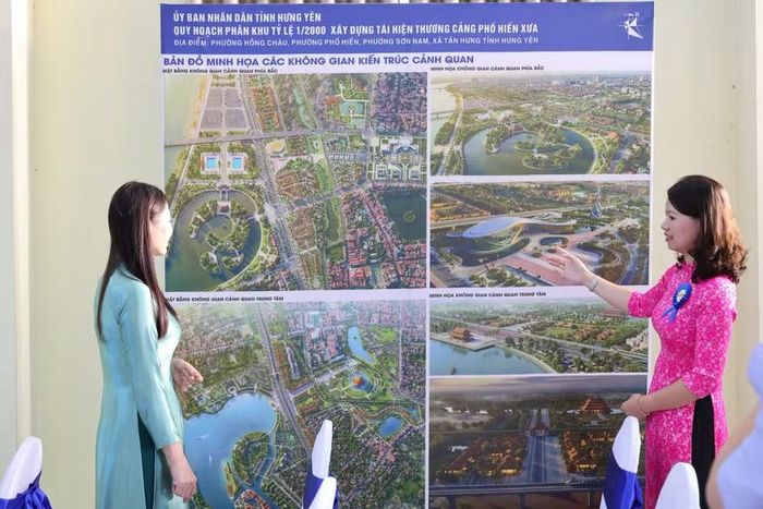 Đồ án quy hoạch tái hiện thương cảng Phố Hiến xưa có diện tích khoảng 1.700ha.